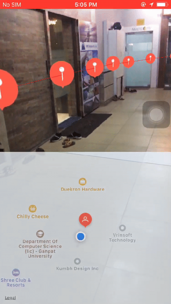 build-navigation-app-using-augmented-reality-Engineering-at-LetsNurture-Ahmedabad